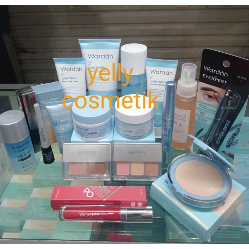 Paket (Set) Wardah Makeup Wanita Komplit/Wardah Kosmetik Lengkap Hemat