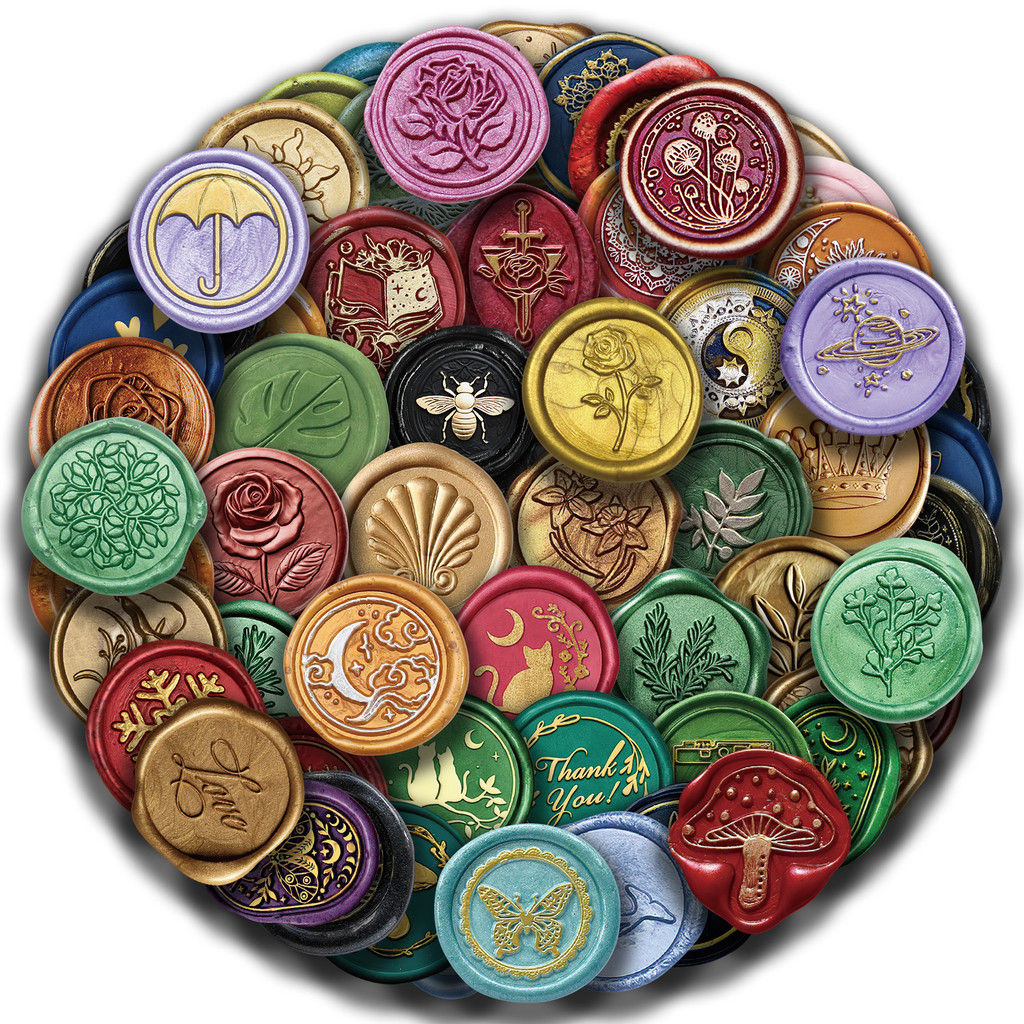 

64Pcs Sealing Wax Letter Stickers Graffiti Sticker Laptop Guitar Luggage Bike Skateboard Waterproof Sticker Decal Toy