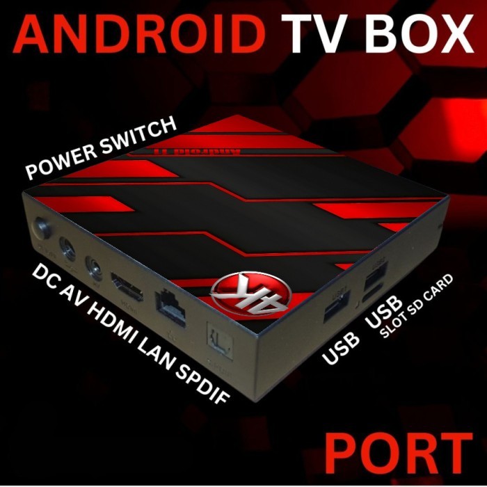 STB Android BOX ZTE 4K B866F OS 11 Full Aplikasi - MESIN ONLY