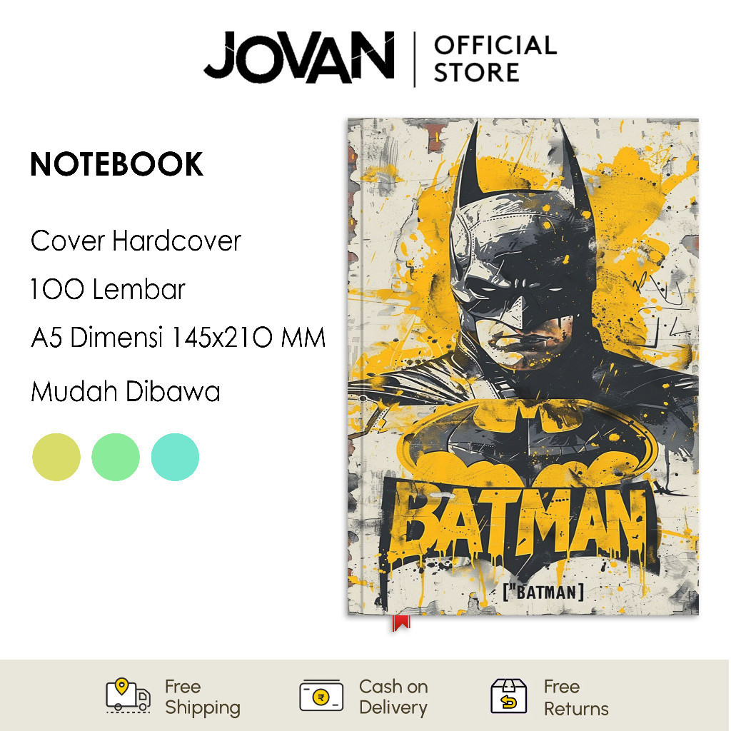 

Notebook Hardcover Custom Batman 1 Buku Tulis Catatan Note Agenda Planner Jurnal Diary Notebook Anime