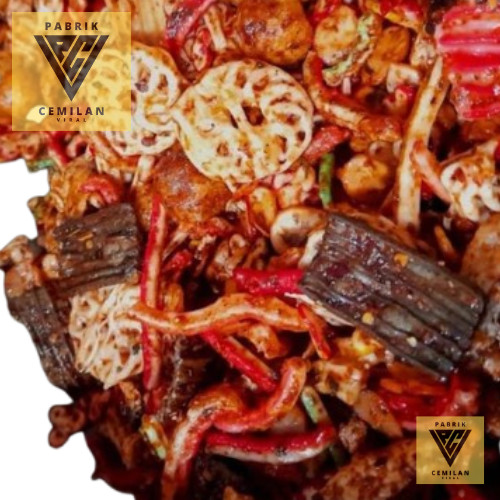 

PCV KERUPUK SEBLAK CAMPUR 250g Krupuk Seblak Mix Mercon Makanan Pedas Seblak Basah Seblak kering