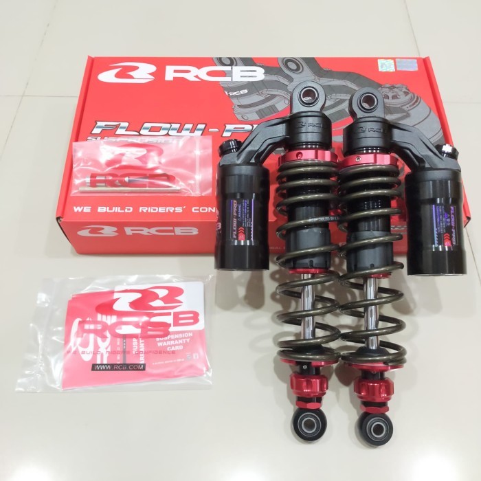 Shock Belakang RCB Flow Pro 320MM RXking Supra Karisma Tiger Megapro - Titanium