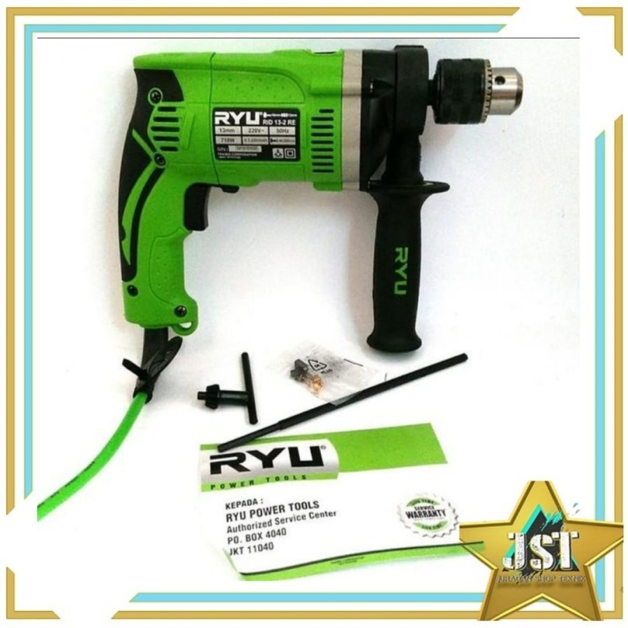 RYU RID 13-2 RE RYU RID13-2RE mesin bor tembok 13mm hammer drill