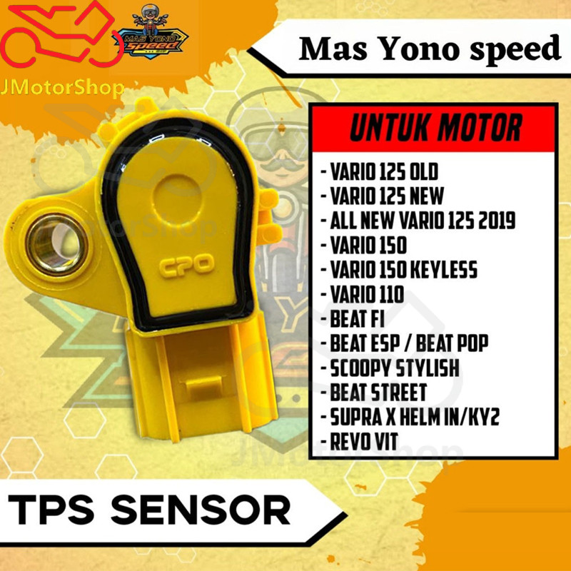 CPO SENSOR TPS BRT BEAT RACING SENSOR TPS BRT HONDA VARIO 125 VARIO 150 VARIO 110 BEAT POP BEAT ESP 