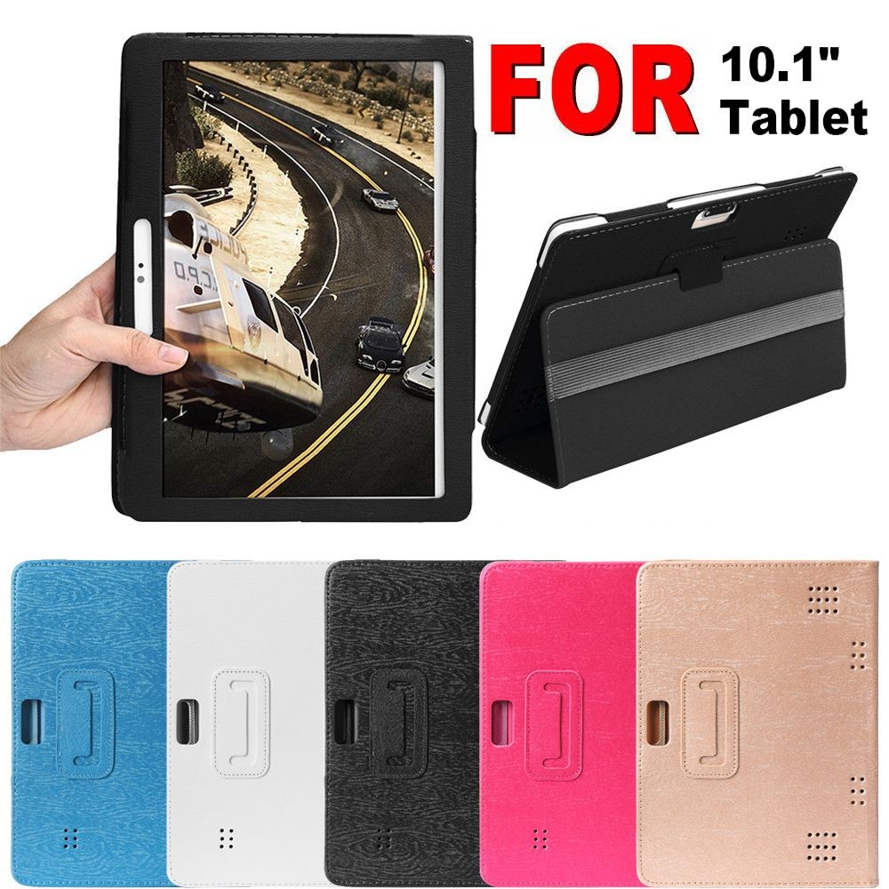 Universal 10.1 inch Tablet Protective Case Colorful Leather Flip Stand Cover Protective Shell For Sa