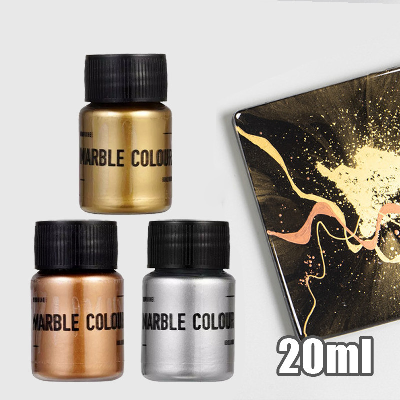 

Pewarna Resin Bubuk Mika - Marble Metallic Powder untuk Seni & Dekorasi 20ml