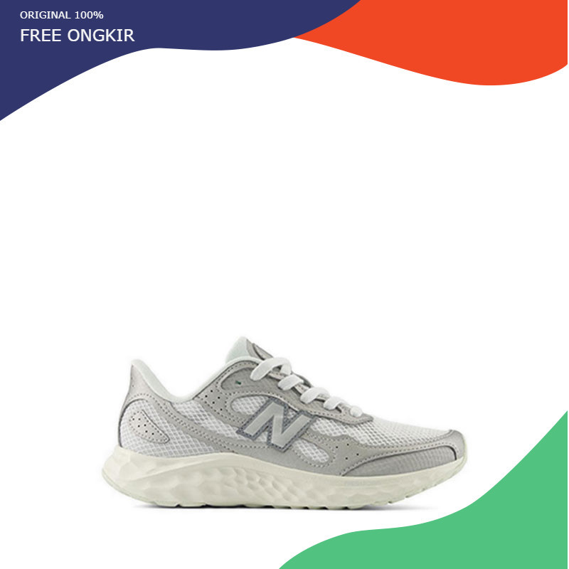 Sepatu NB Fresh Foam X Arishi Women's Running Shoes - Grey/White HX