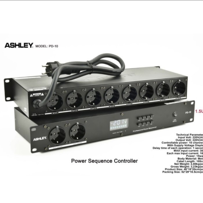 promo  -Power Sequencer Ashley PD 10 Controller