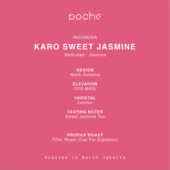 

Karo Sweet Jasmine | Kopi Arabica - 200gr
