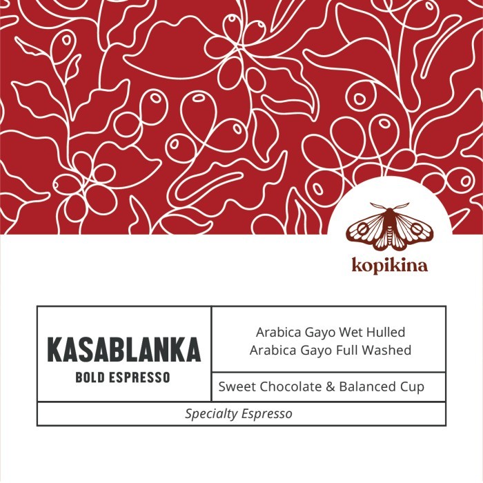 

Kopikina Espresso Blend Kasablanka 500 gr - 500 gr, Giling Kasar