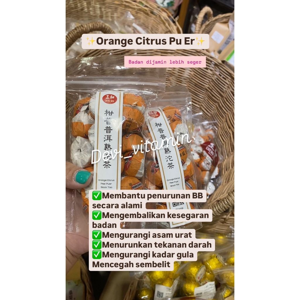 

TEH HERBAL Orange Citrus Pu Er DIET PELANGSING ALAMI PENANG | HAKU VITAMIN