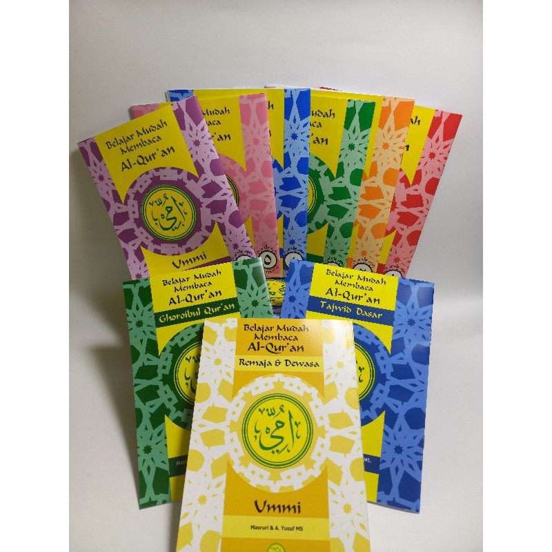 Metode ummi lengkap dari jilid 1 sampai 6, pra dewasa safinatun naja dan juzz amma