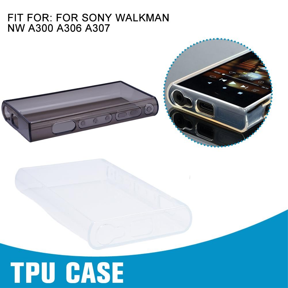 Clear TPU Protective Case Cover For SONY Walkman NW A300 A306 A307 E0C1
