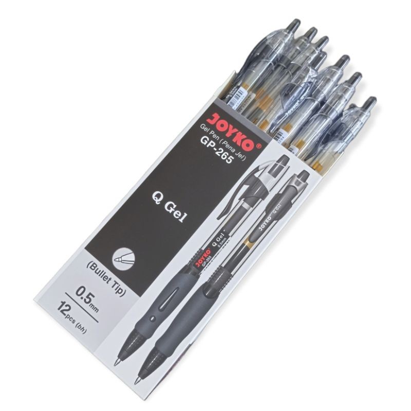 

RB JOYKO Q GEL GP-265 0.5mm HITAM/BIRU/MERAH (1PAK/12PCS)
