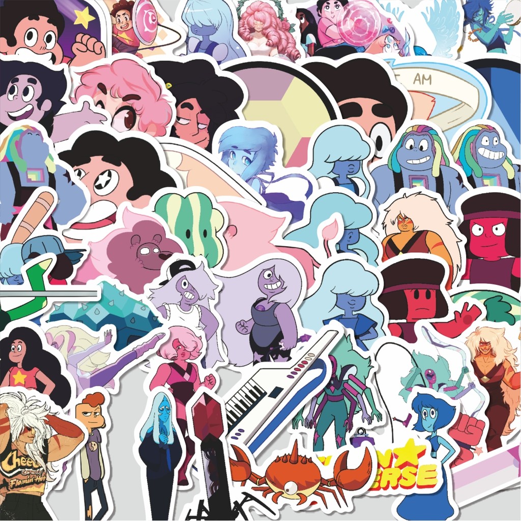 

Stiker Cutting Pack Stiker Kartun Steven Universe Char Mix 5 Isi 100Pcs Series Aesthetic Lucu Keren Untuk Koper Bahan Vynil