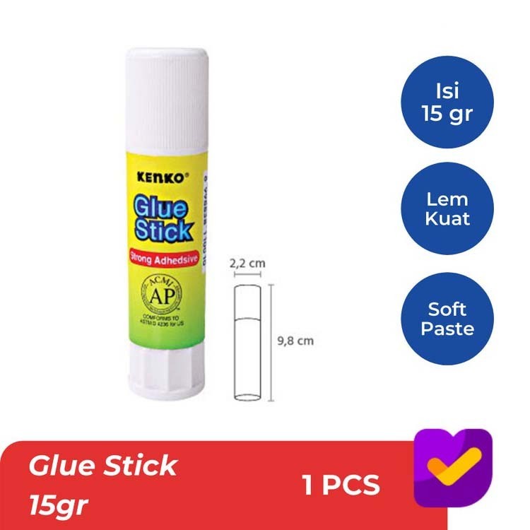 

Lem Stik / Glue Stick Kenko 15 gr 1pcs