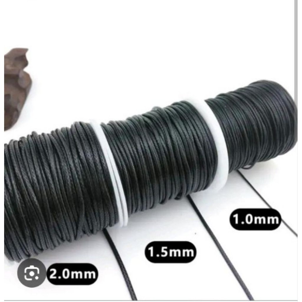 

TERMURAH PROMO !!! 1 Meter Tali Korea Hitam TaLi Gelang ukuran 1mm 1.5mm 2mm