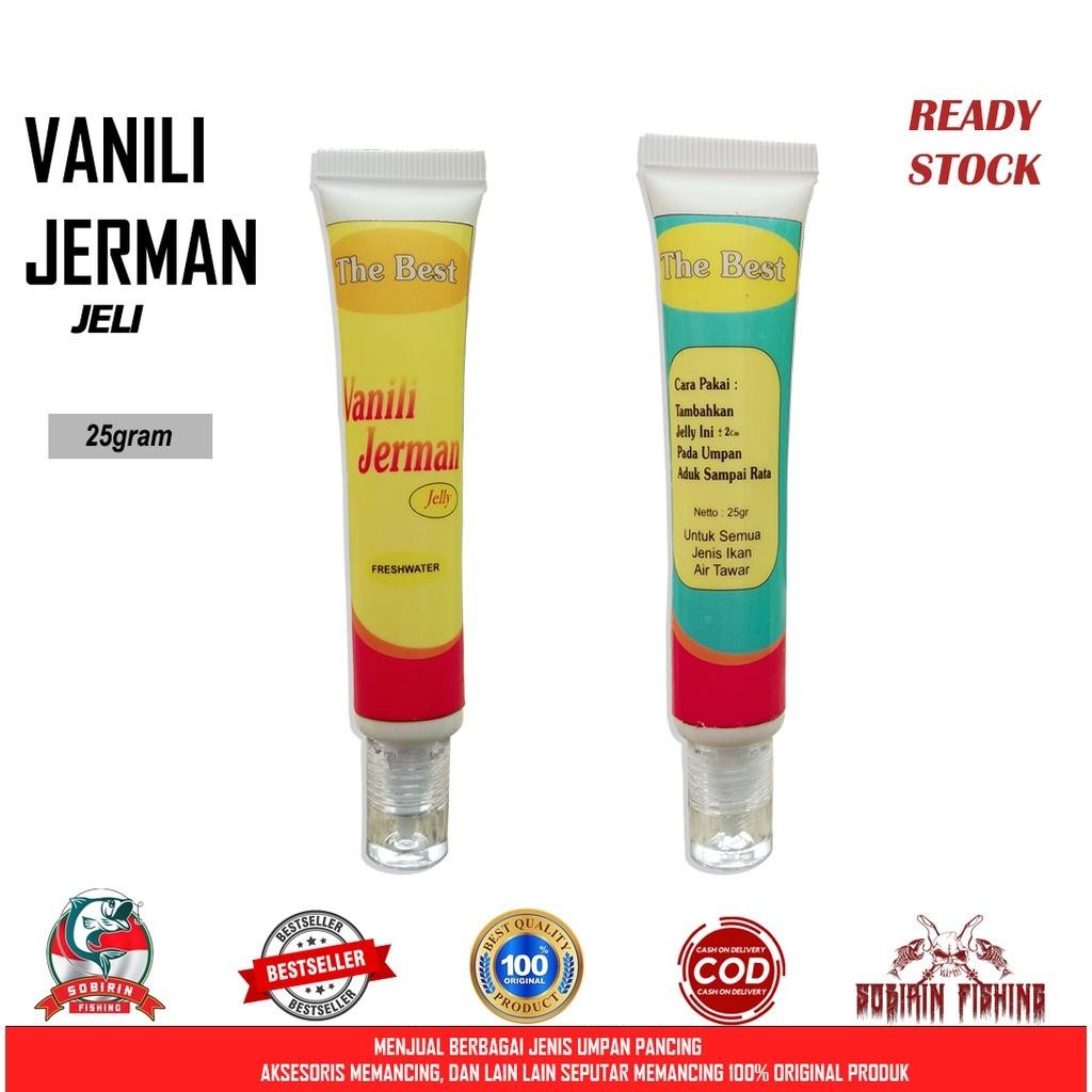 Perangsang Ikan Vanili Jerman Jely 25gram