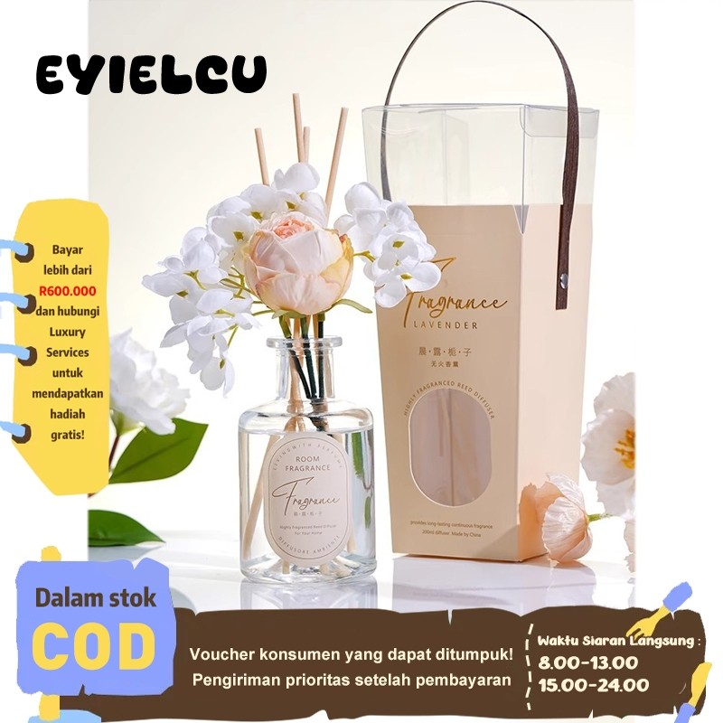 Eyre Seni Bunga Pengiring Aromaterapi Tanpa Api Hadiah Ulang Tahun Aromaterapi Kamar Tidur Aromatera