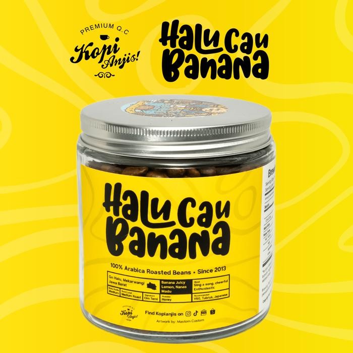 

SALE Biji Kopi Arabika Halu Banana 200 gram - Specialty Roast Beans ( Gunung Halu Honey ) - Biji KopiTERLARIS