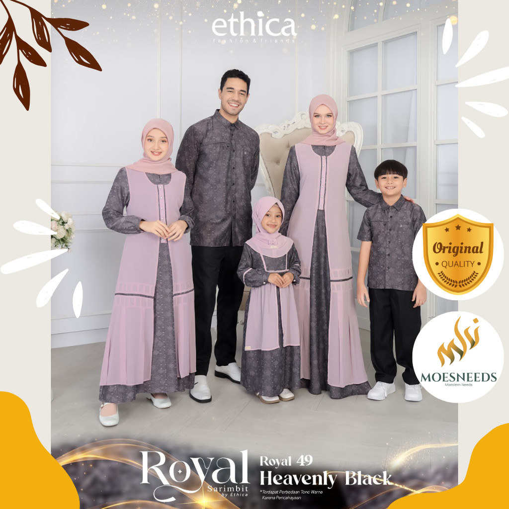 Ethica Sarimbit Keluarga Royal 49 Heavenly Black