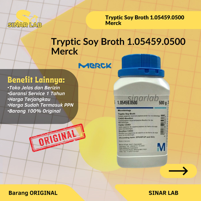 Tryptic Soy Broth 1.05459.0500 Merck