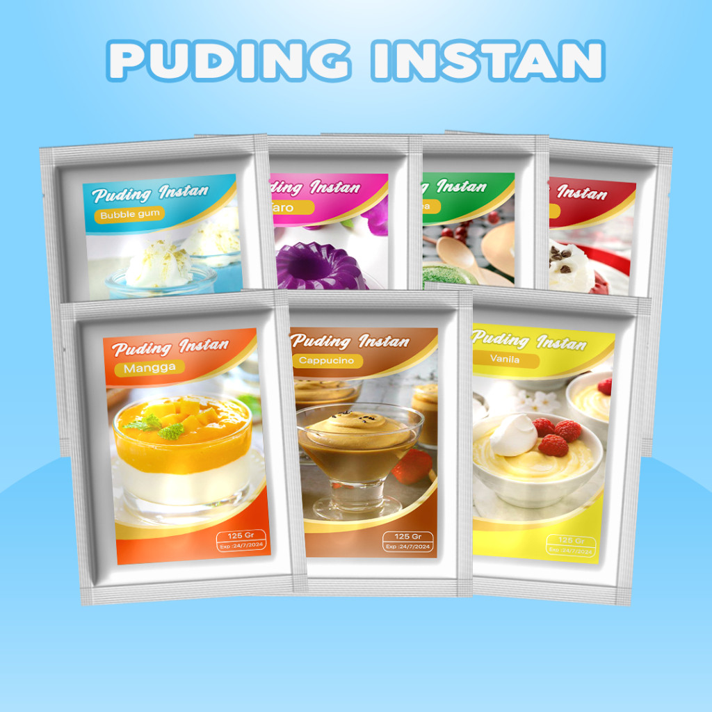 

PUDING INSTAN / SILKY PUDING / PUDING POWDER 125GR