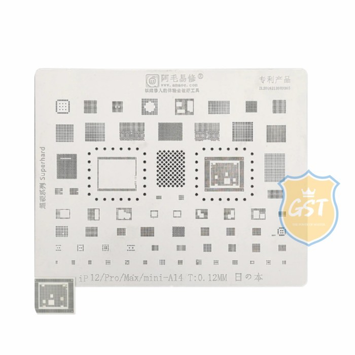 Cetakan IC Plat Bga Amaoe Iphone 12-Pro Max