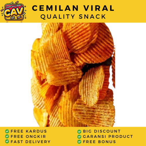 

CAV KERIPIK KENTANG BALADO 250gr Kripik Kentang Jagung Bakar Kripik Kentang Original Kentang