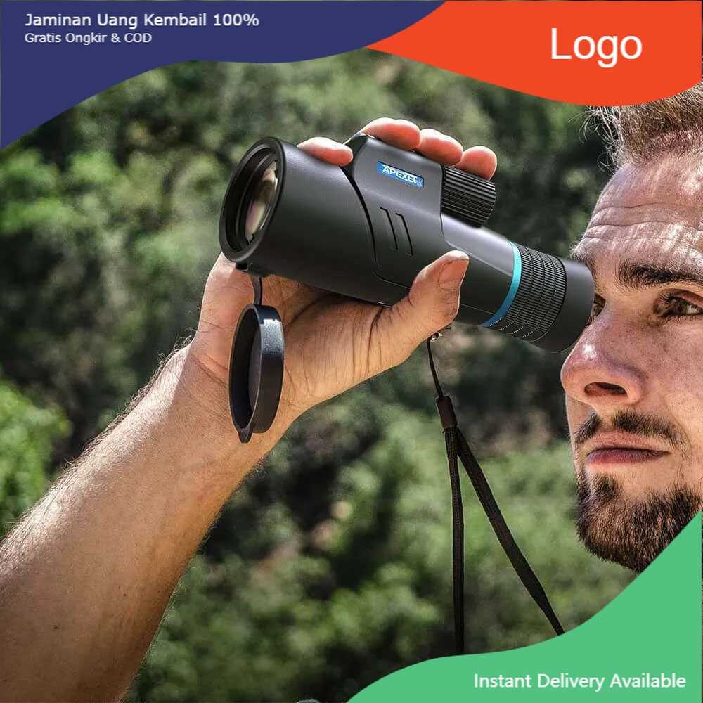 APEXEL Teropong Monocular Telescope Zoom 10-20X - APL-10-20X50