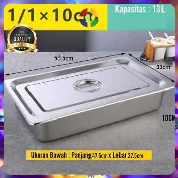 (GI) Wadah Tempat Makanan Lauk Prasmanan Stainless