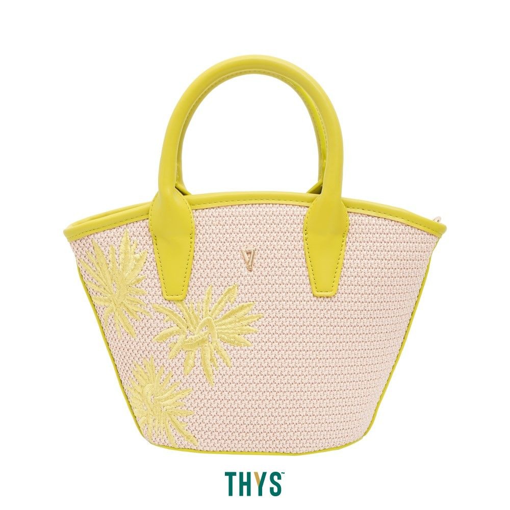Thys Tas Tangan Beach Woven - Hijau Lime
