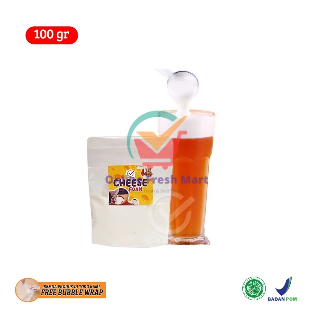 

Cheese Foam / Cheese Tea Powder / Bubuk Cheese Foam (100 gr) - Online Fresh Mart Denpasar