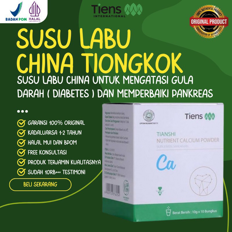 

(VIRAL & AMPUH) 3xMinum OBAT CHINA DIABETES - Susu Labu Diabetes CALSIUM POWDER - Susu untuk Mengobati Diabetes