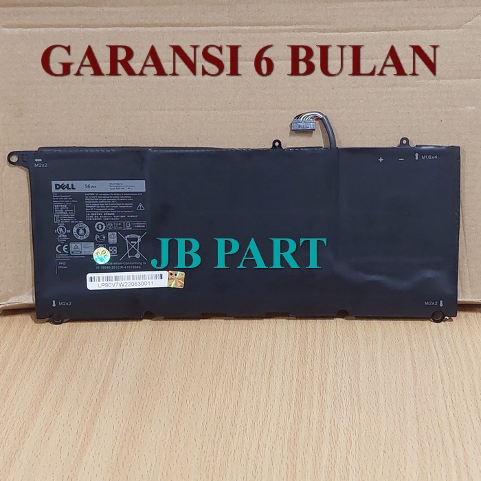 Baterai Laptop DELL XPS 13 9343 9350 8350 P54G Series 90V7W 56Wh -JBPART JunDW
