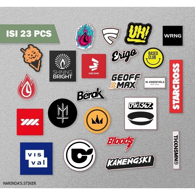 

MURAH Stiker Sticker Pack LOCAL BRAND | STIKER TUMBLER LAPTOP KOPER HELM