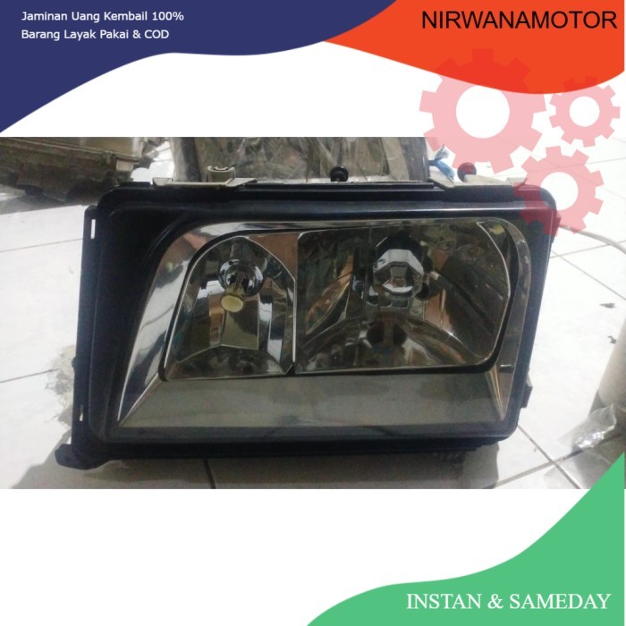Headlamp Lampu Depan Mercedes Benz W124 - sebelah kanan, sebelah kiri