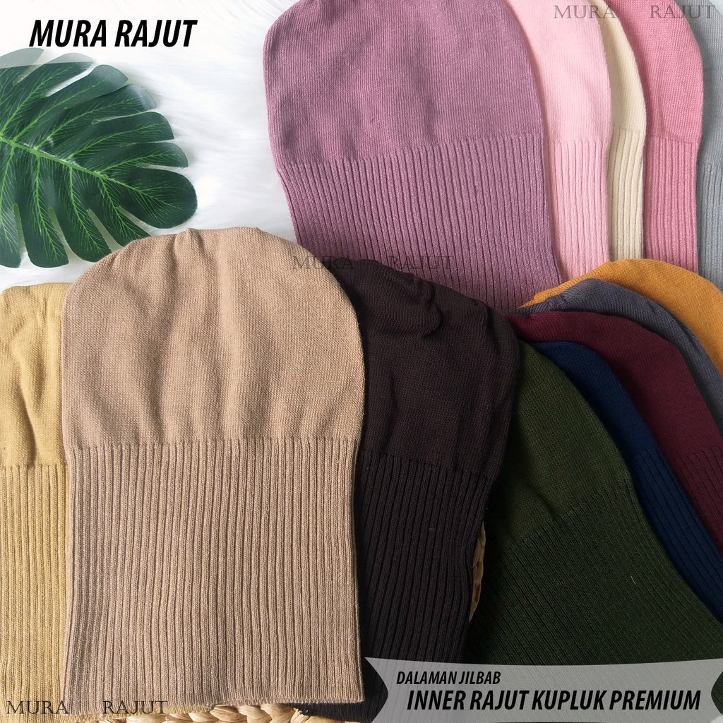 DISKON Ciput Rajut Arab Kupluk salur anpust premium daleman kerudung