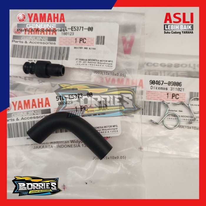 SELANG HAWA SET CLIP NEPEL PIPA PENTILASI HAWA UDARA GEARBOX CVT MIO S berkualitas