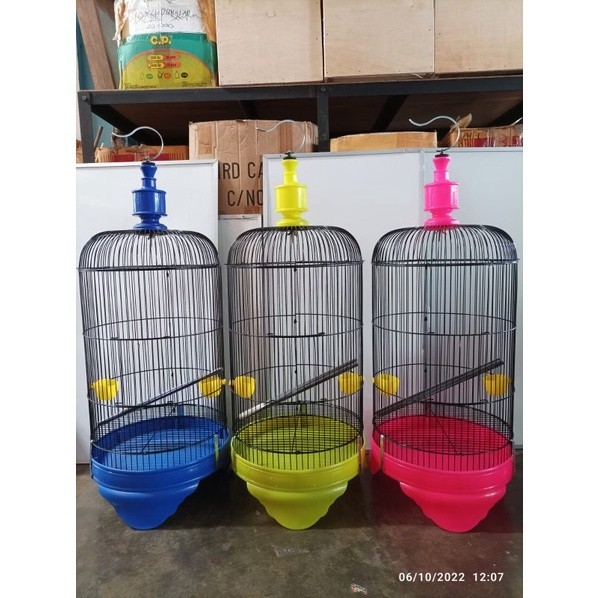 JUAL SANGKAR LOVEBIRD LENGKAP TEBOK PVC WARNA T3 KANDANG BESI KAPSUL BURUNG KONIN TRUCUK SOGON PLECI