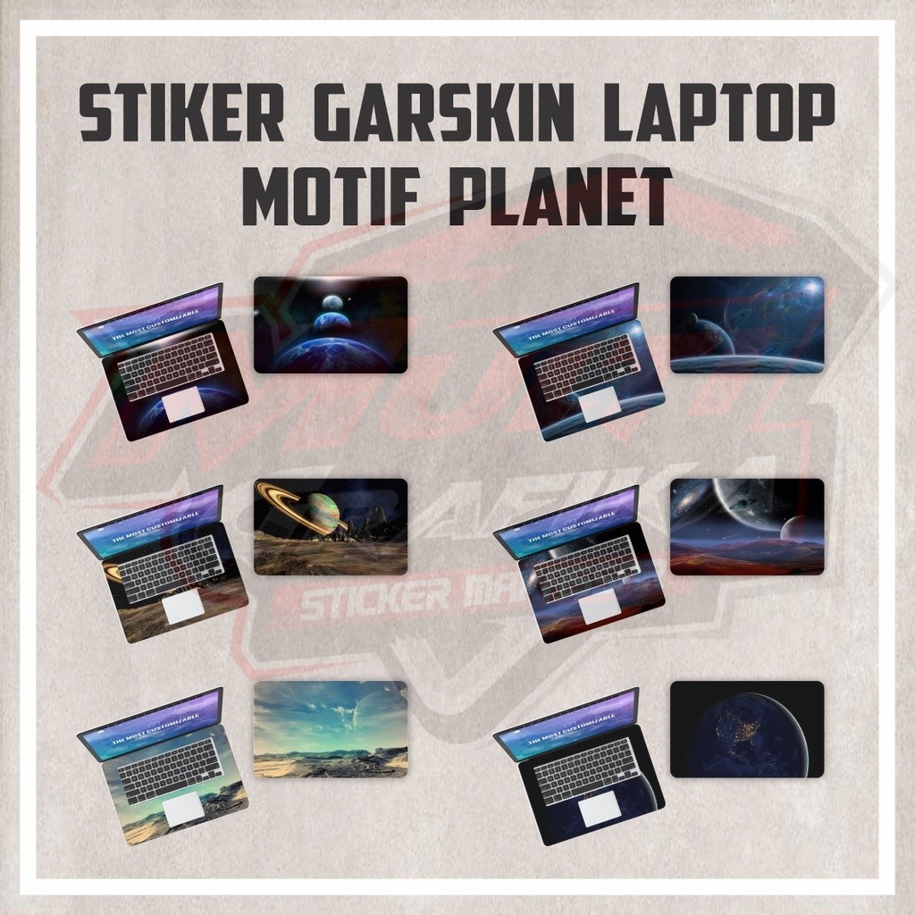 Sticker Laptop Aesthetic Cover Protector Notebook Skin Garskin Minimalis Pelindung Laptop Lenovo Gar