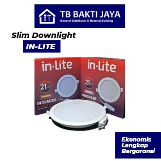 Lampu Downlight Led Inlite INDS602R / InLite Slim Downlight Inbow