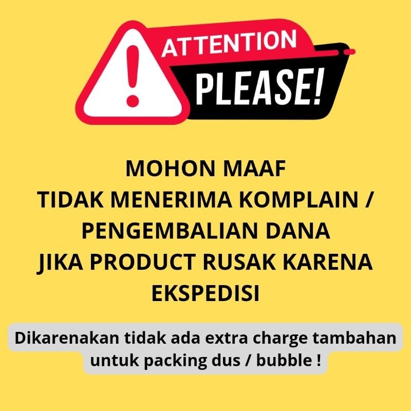 

EXTRA CHARGE BUBBLE DAN KARDUS