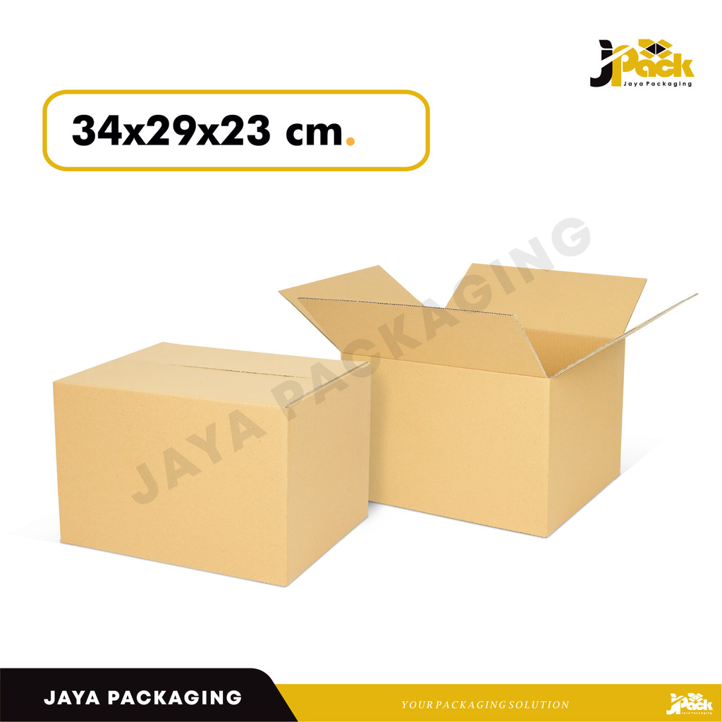 

Box 34X29X23 (HBR SEDANG) Kardus/Kemasan/Kotak/Packaging/Normal/A1/AMDK/Tinggi10/Tinggi23