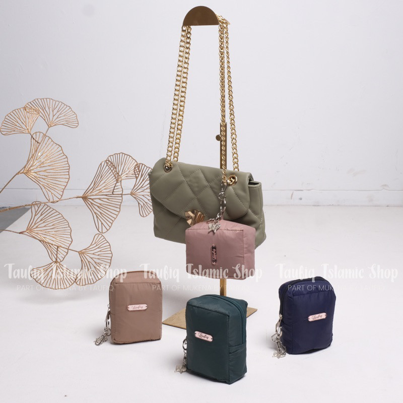 Mukena Calista Series Bacth 2 | Mukena Travel Mini Parasut Premium Polos | Mukena Travel Pouch Model