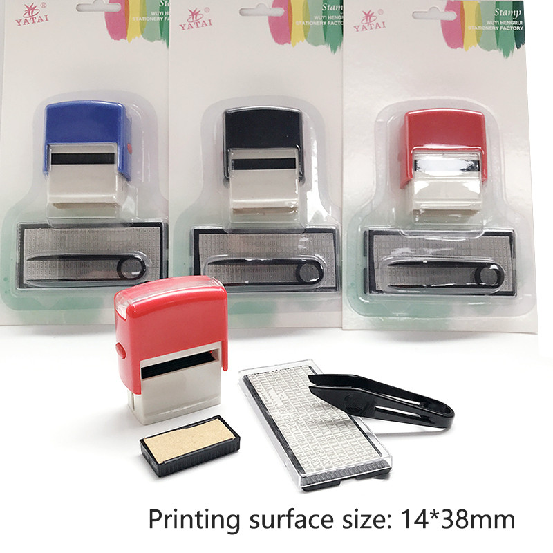 

DIY Rubber Stamp Kit Custom Personalized Self Inking Business Address Name Number Letter Handicrafts Printing