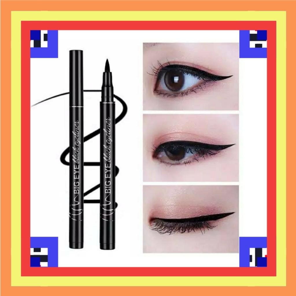 BIG EYE Eyeliner Pensil Alis Korea Hitam Waterproof Pencil Alis Make Up Anti Air Pen Liquid