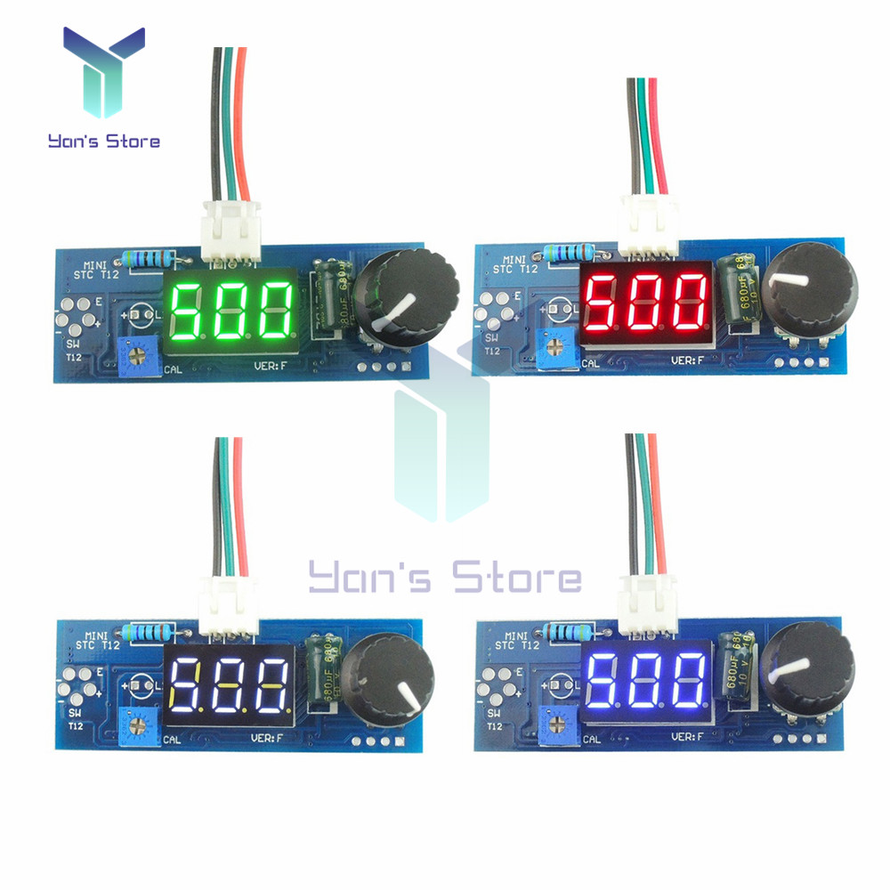 T12-D Digital Display Soldering Iron Station Controller DIY High Power adjustable constant temperatu