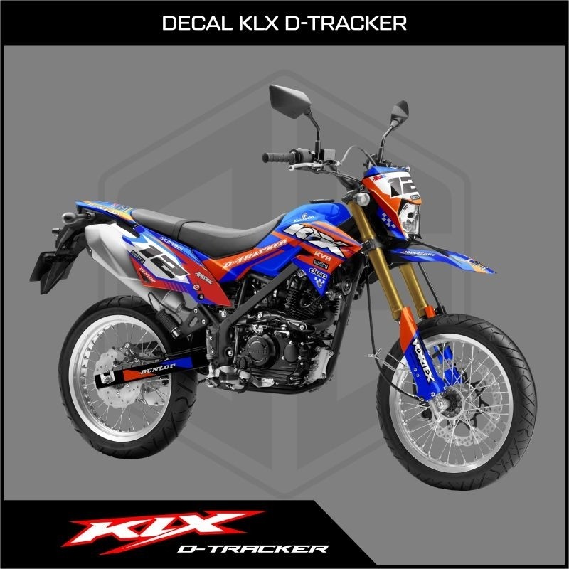 DECAL FULLBODY KLX D-TRACKER 150 / STRIPING KAWASAKI KLX D TRACKER / STICKER MOTOR KLX DTRACKER 150 