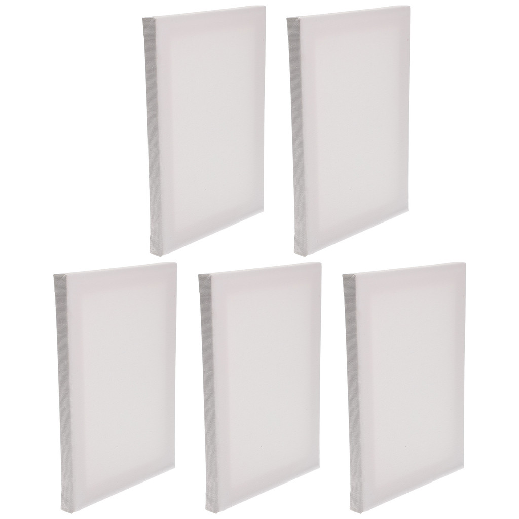 

5 Pcs Blank Canvas Oil Painting for Acrylics Canvases Linen Watercolor Oils Board Bulk Thin 6x8 Stretched Home Decoration